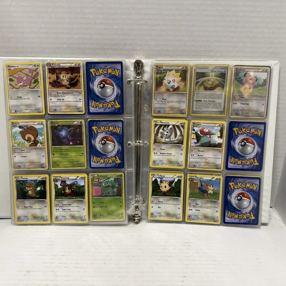 Pokemon Binder Lot Collection Of 199 Cards Illustration Rares Full Arts, Basics